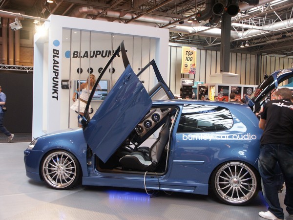 VW Golf Lambo Doors Blue 